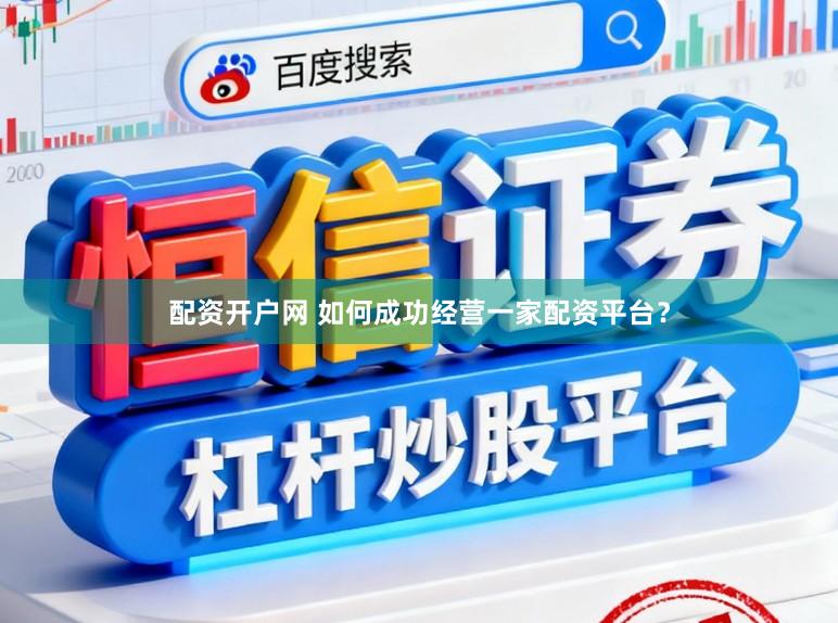 配资开户网 如何成功经营一家配资平台？